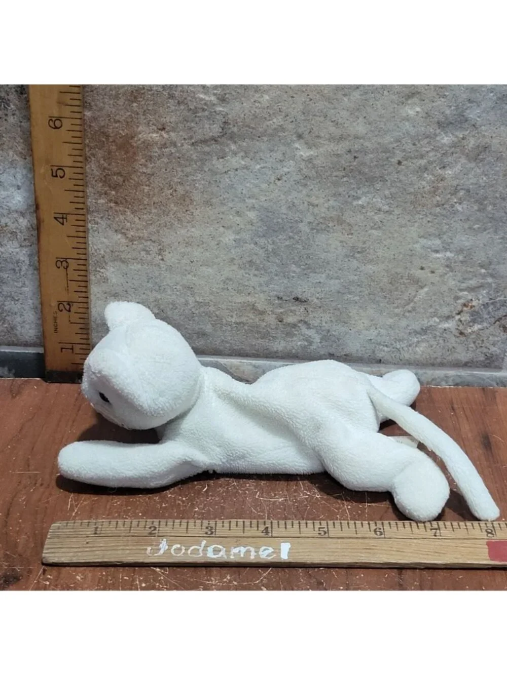 Ty Beanie Baby Flip White Cat 1993 Retired Original Plush Stuffed Animal Toy
